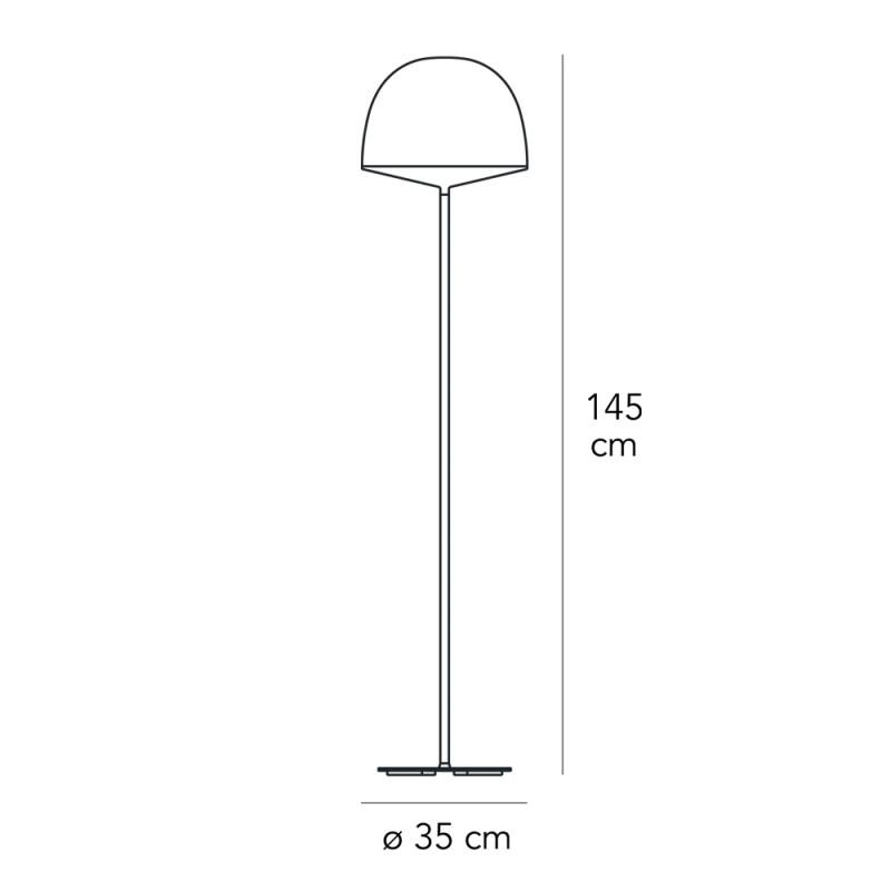 Specification Image for Fontana Arte Cheshire Floor Lamp