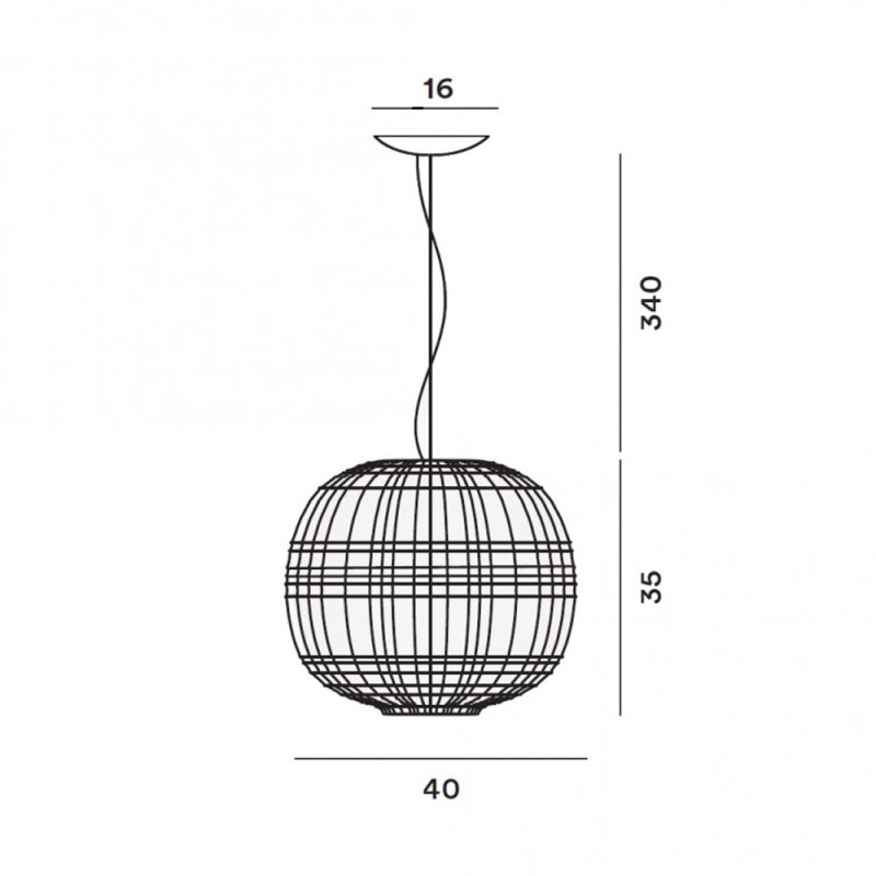 Specification Image for Foscarini Tartan Pendant