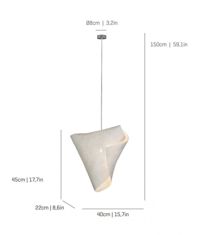 Specification Image for a-emotional light Ballet Releve Pendant