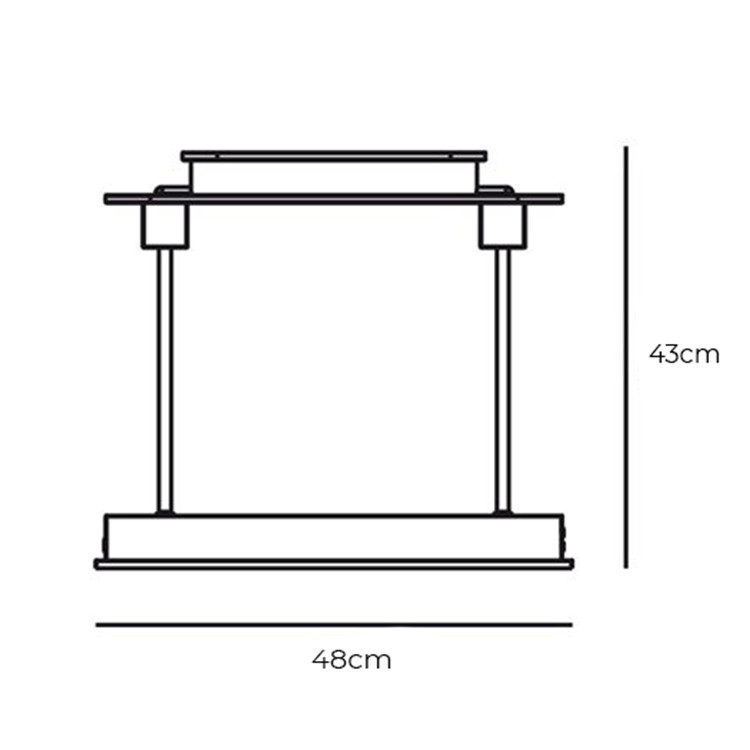 Specification Image for Artemide Pausania LED Table Lamp