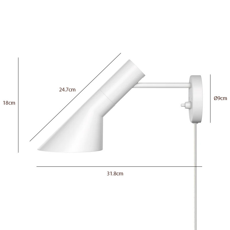 Specification Image for Louis Poulsen AJ Wall Light 