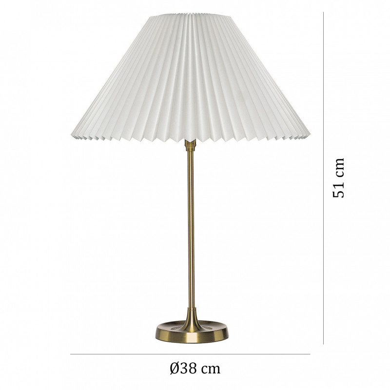 Specification Image for Le Klint 307 Table Lamp