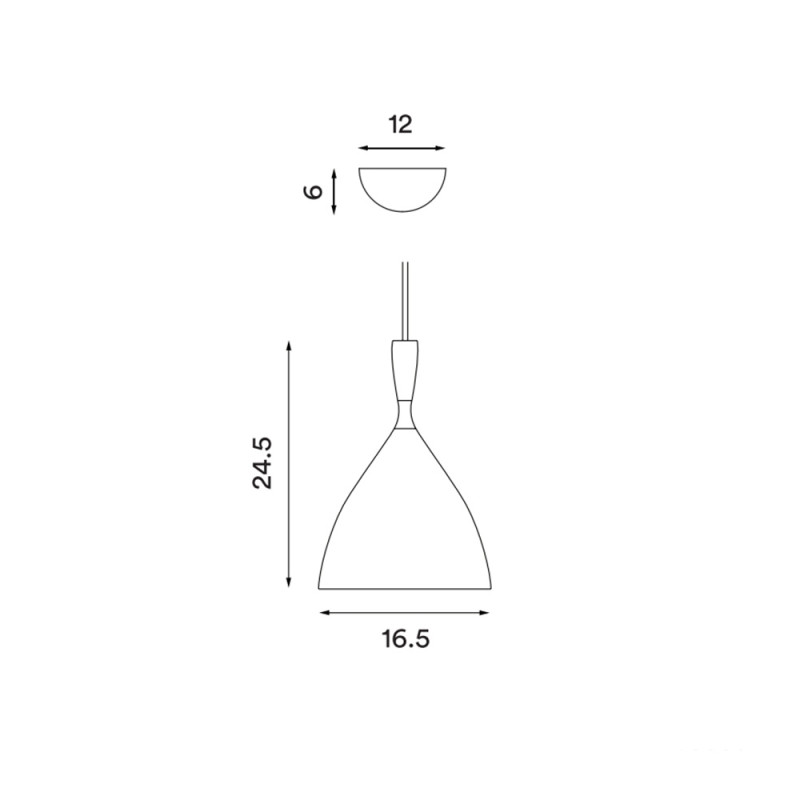 Specification Image for Northern Dokka Pendant