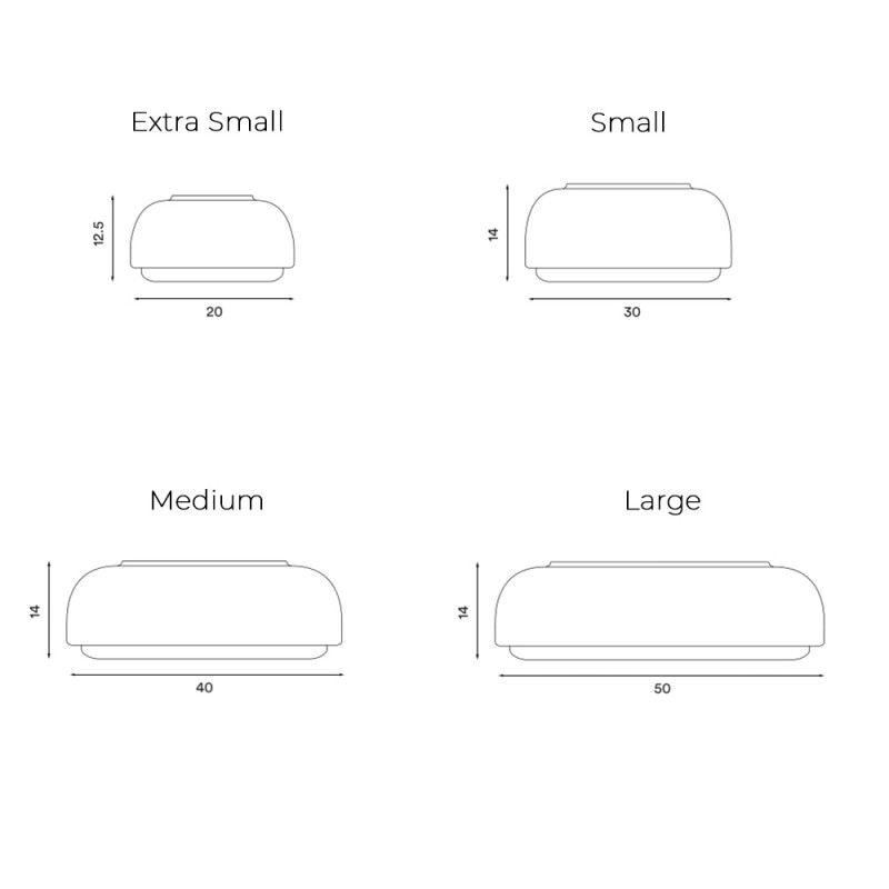 Specification Image for Northern Over Me Ceiling/Wall Light