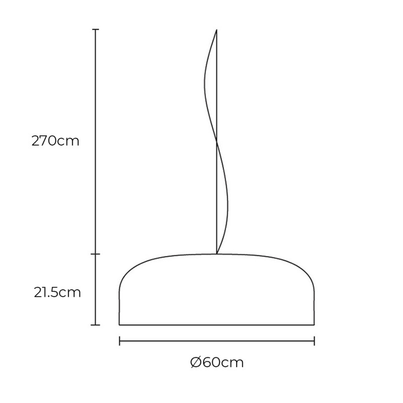 Specification Image for Flos Smithfield S Pro LED Pendant