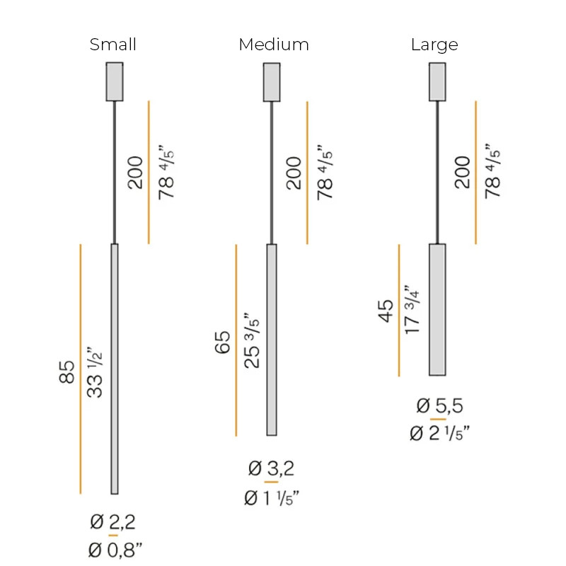 Specification Image for Panzeri To-Be LED Pendant