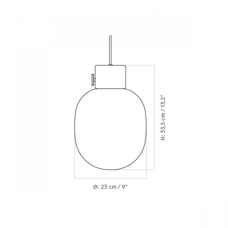 Specification image for Audo Copenhagen JWDA Pendant