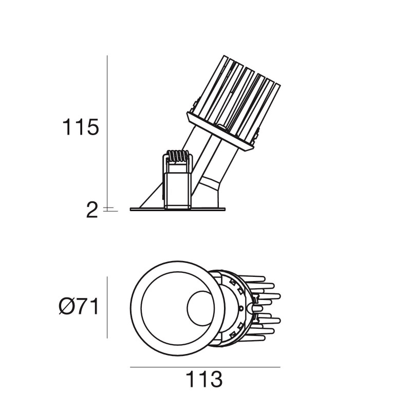 Specification Image for Light Attack Rap-D Downlight