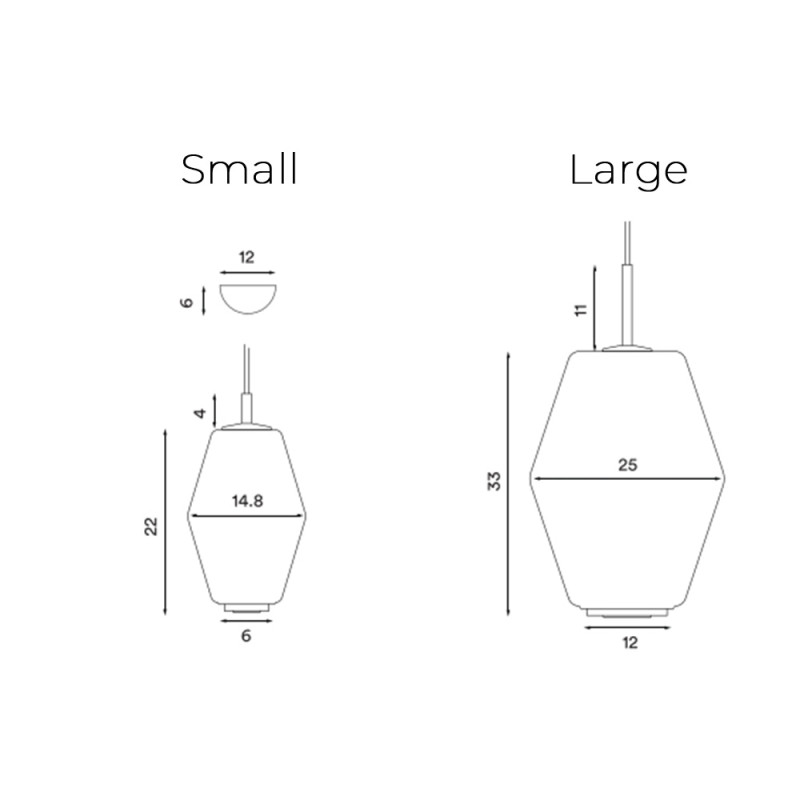 Specification Image for Northern Dahl Pendant