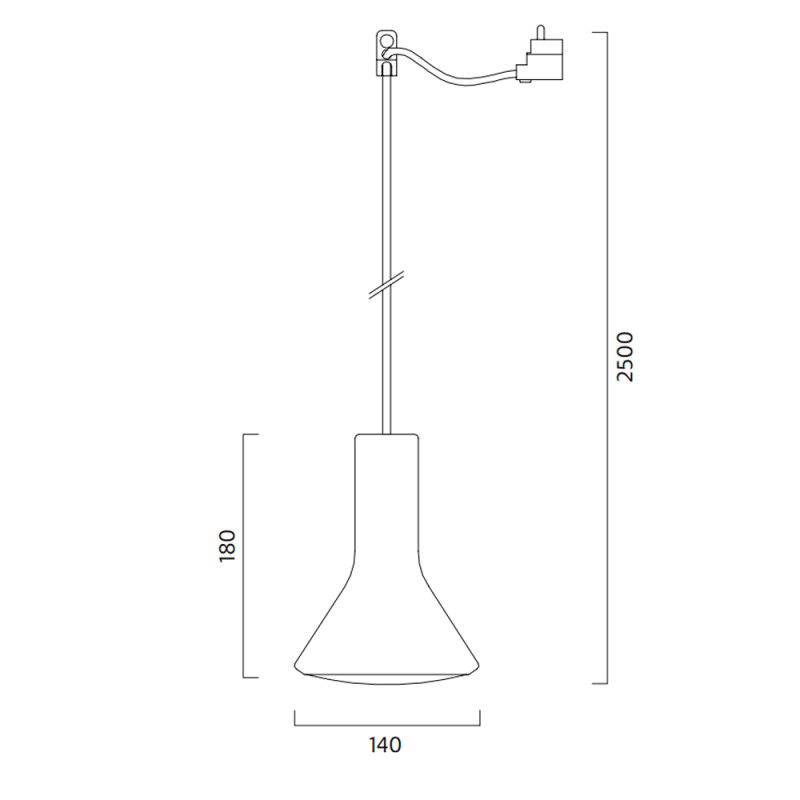 Specification Image for Zero Par Pendant