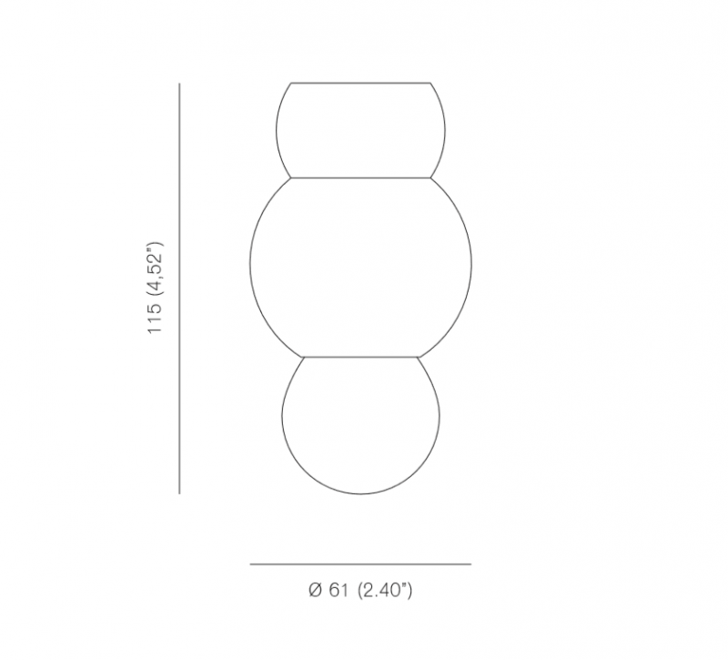 Specification Image for Michael Anastassiades Ball Light Ceiling Light