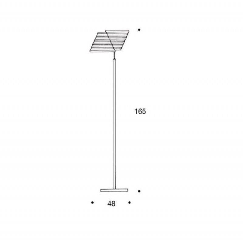 Specification Image for Artek A810 Floor Lamp