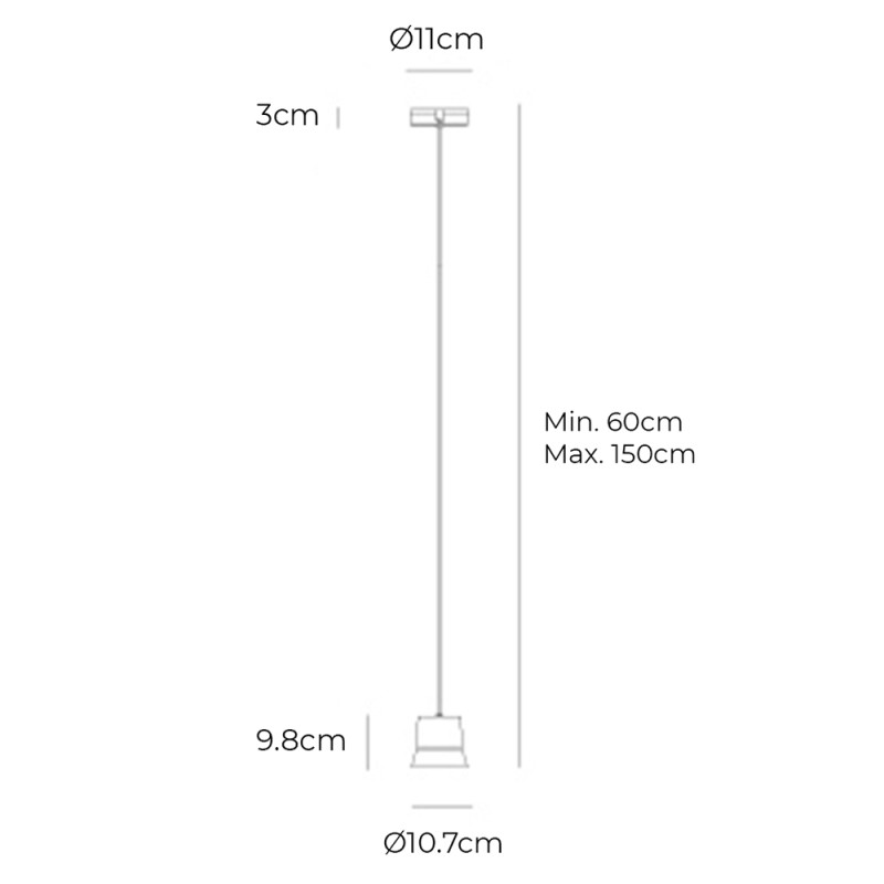 Specification Image for Artemide Gio Light LED Suspension
