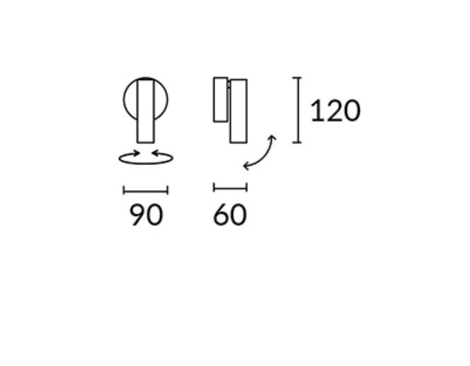 Specification Image for Light Attack Solina Adjustable LED Spotlight
