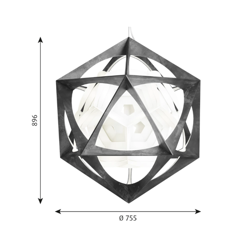 Specification Image for Louis Poulsen OE Quasi Pendant Light