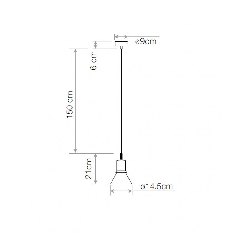 Specification Image for Anglepoise Type 80 Pendant 