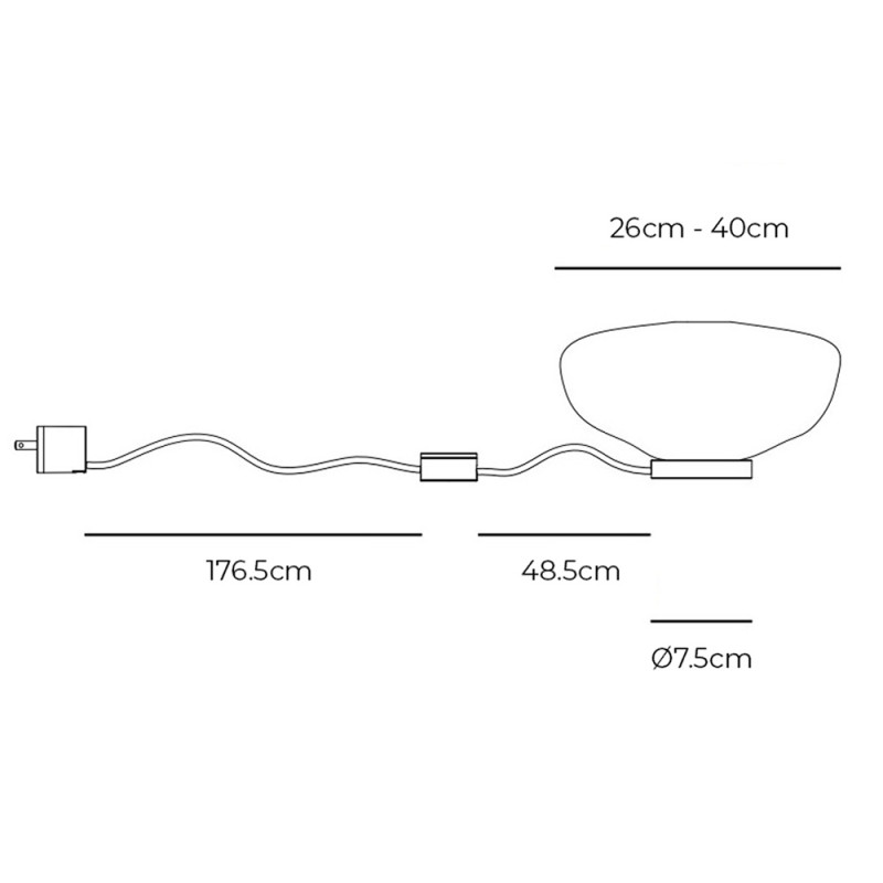 Specification Image for Bocci 73t Table and Wall Light
