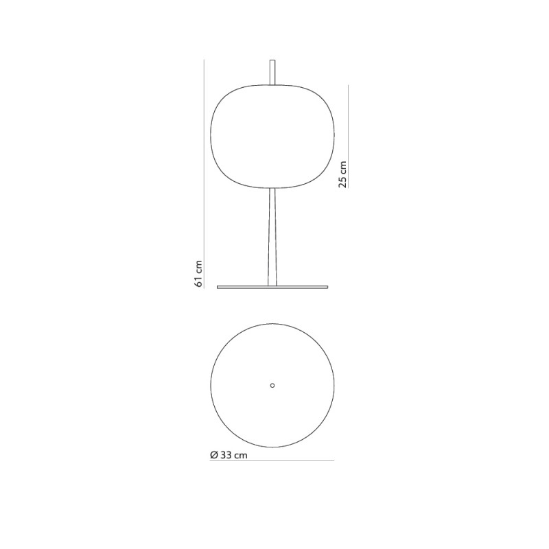 Specification Image for KDLN Kushi XL Table Lamp