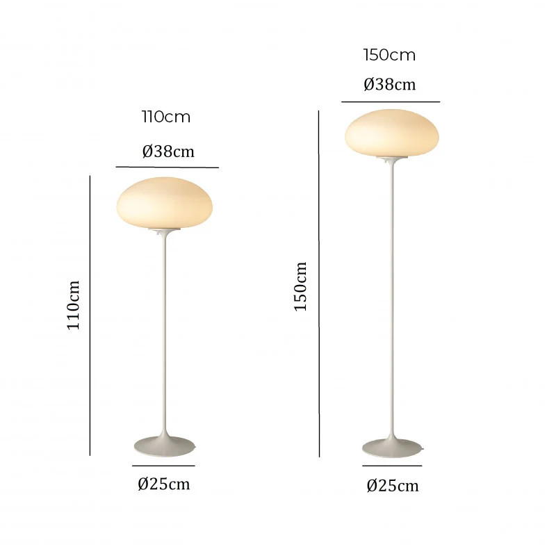 Specification Image for Gubi Stemlite Floor Lamp