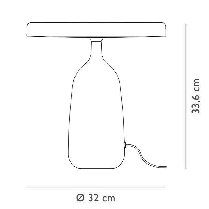 Specification Image for Normann Copenhagen Eddy Table Lamp