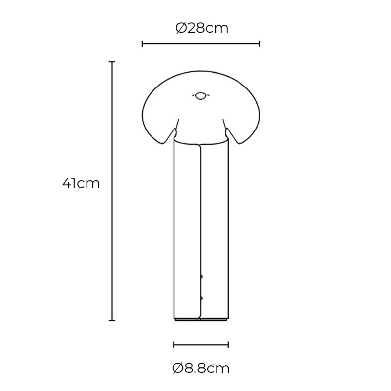 Specification Image for Flos Chiara Table Lamp