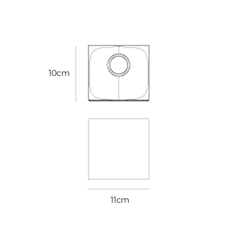 Specification Image for Artemide Aede LED Wall Light