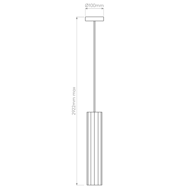 Specification Image for Astro Hashira Pendant Light