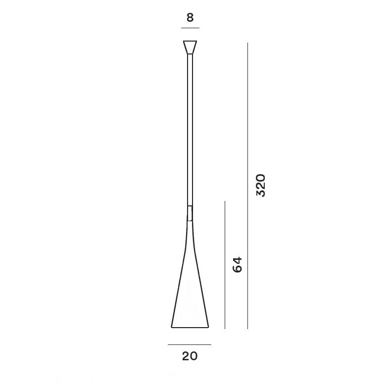 Specification Image for Foscarini Uto Pendant