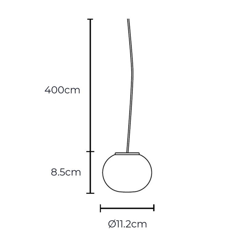 Specification Image for Flos Glo-Ball Mini Suspension