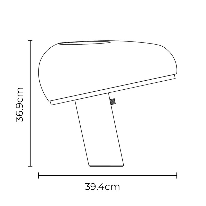 Specification Image for Flos Snoopy Table Lamp