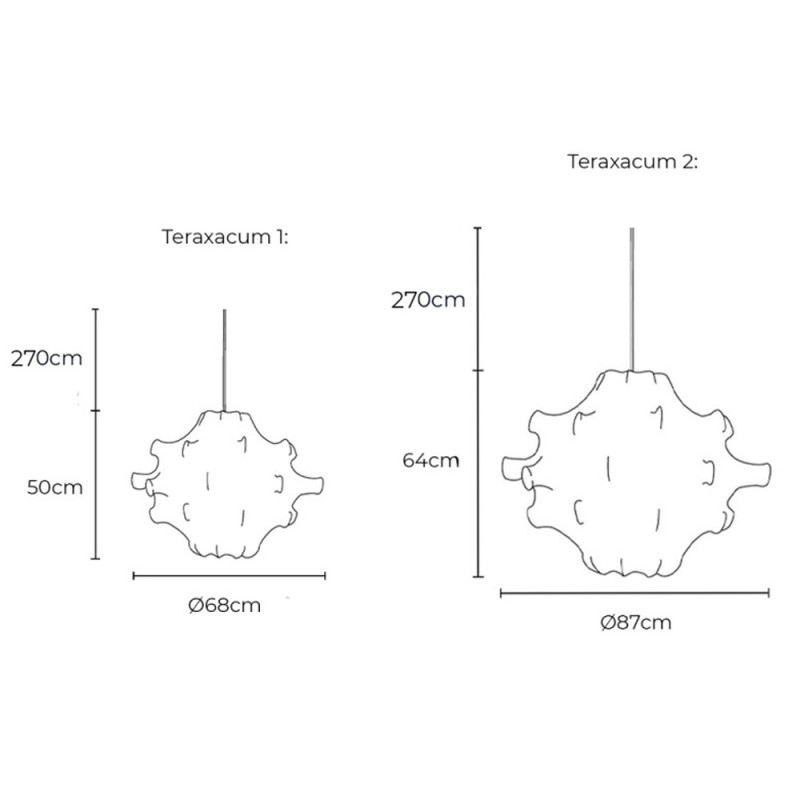 Specification image for Flos Taraxacum 1 Pendant