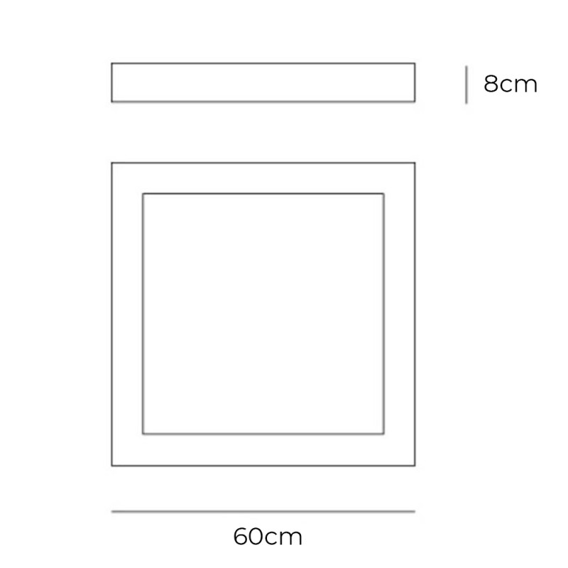 Specification Image for Artemide Altrove 600 LED Wall/Ceiling Light