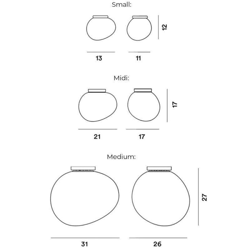 Specification Image for Foscarini Gregg Wall / Ceiling