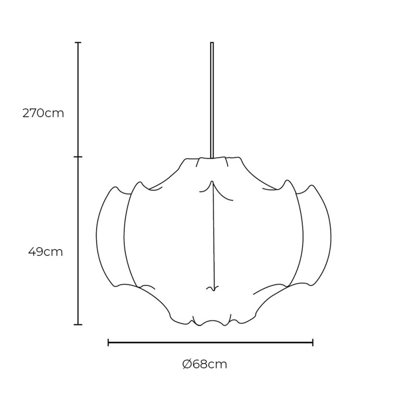 Specification image for Flos Viscontea Pendant