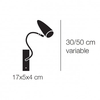Specification Image for Catellani & Smith CicloItalia Flex W1 Wall Light