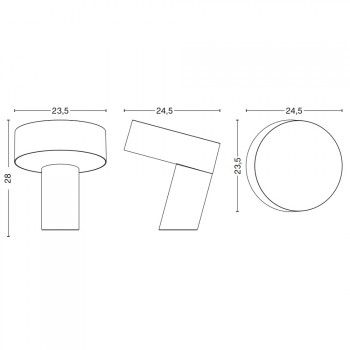 HAY Slant Table Light Specification 
