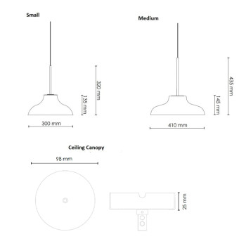 RUBN Bolero LED Pendant Light Specification 