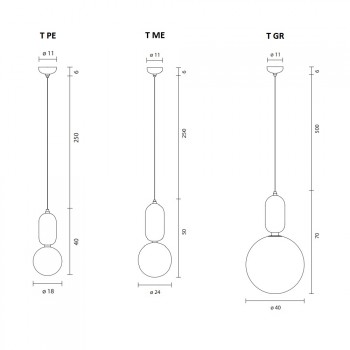 Parachilna Aballs Pendant Light Specification 