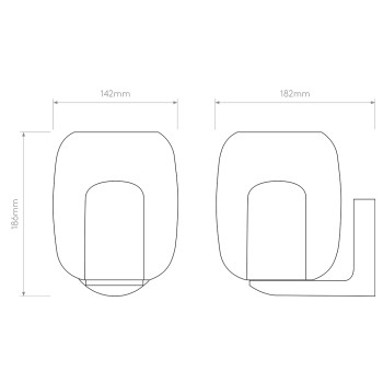 Specification Image for Astro Aquina Wall Light