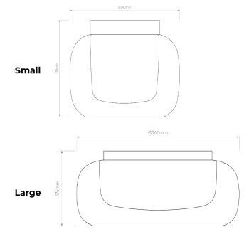 Specification Image for Astro Aquina Ceiling Light