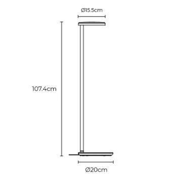 Flos Oblique LED Floor Lamp Specification