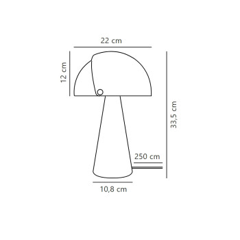 Specification Image for Design For The People Align Table Lamp