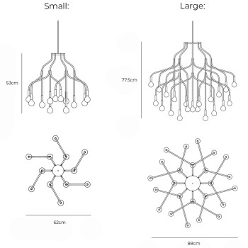 Specification Image for Normann Copenhagen Vekst Pendant