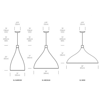 Pablo Swell XL Pendant  Specification 