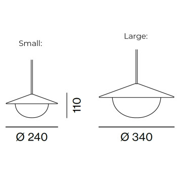 Specification Image for AGO Alley LED Pendant