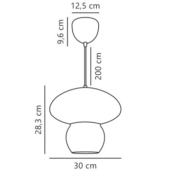 Specification Image for Nordlux Allie Pendant