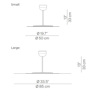 Specification Image for Luceplan Millimetro LED Suspension