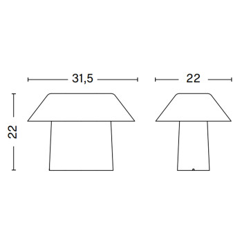 Specification Image for HAY Drome LED Table Lamp