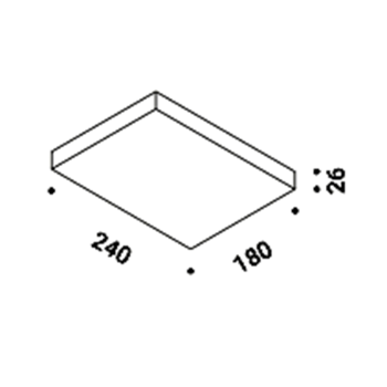 Davide Groppi Sol 2 LED Wall Light - Specification 