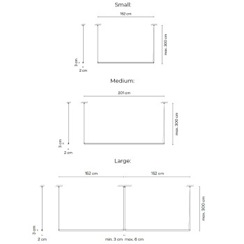Specification Image for Vibia Sticks Solo LED Suspension